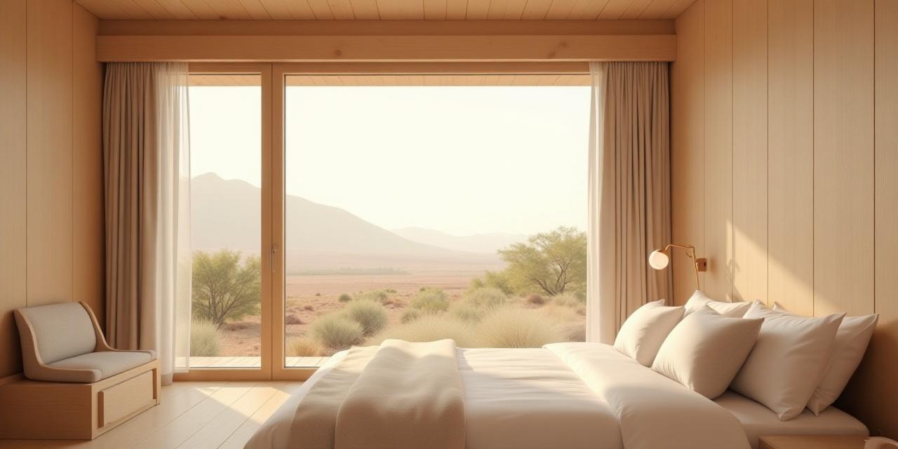 포근하고 편안한 리트리트 숙소 내부